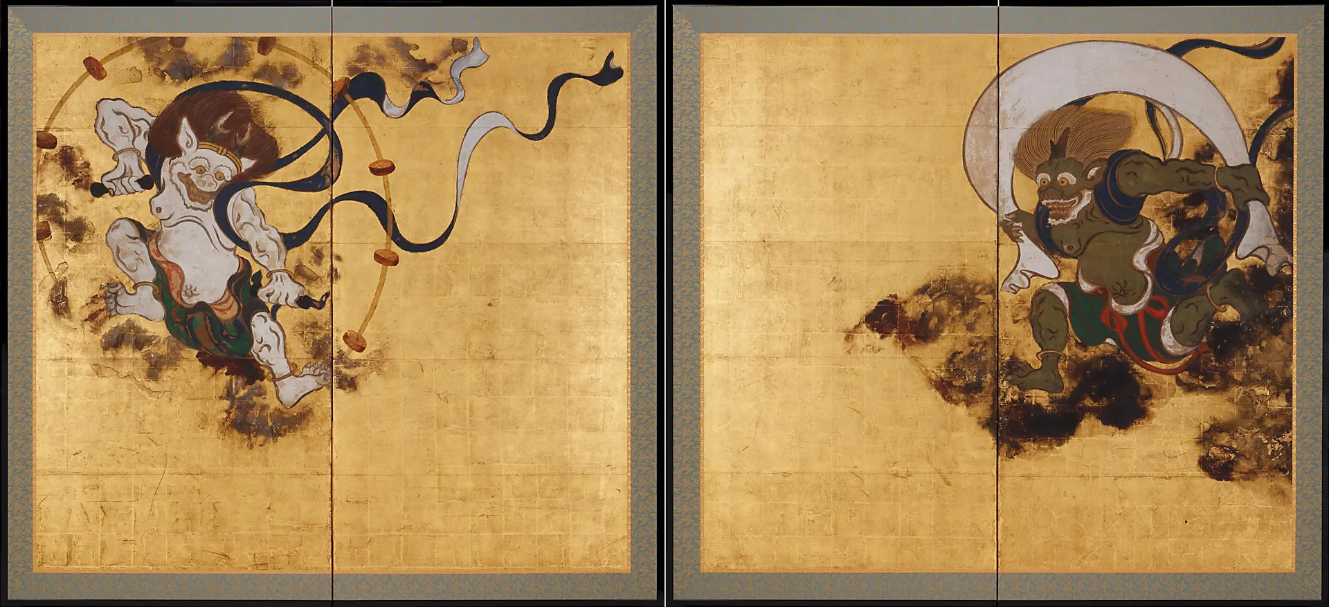 風神雷神図屏風の写真
